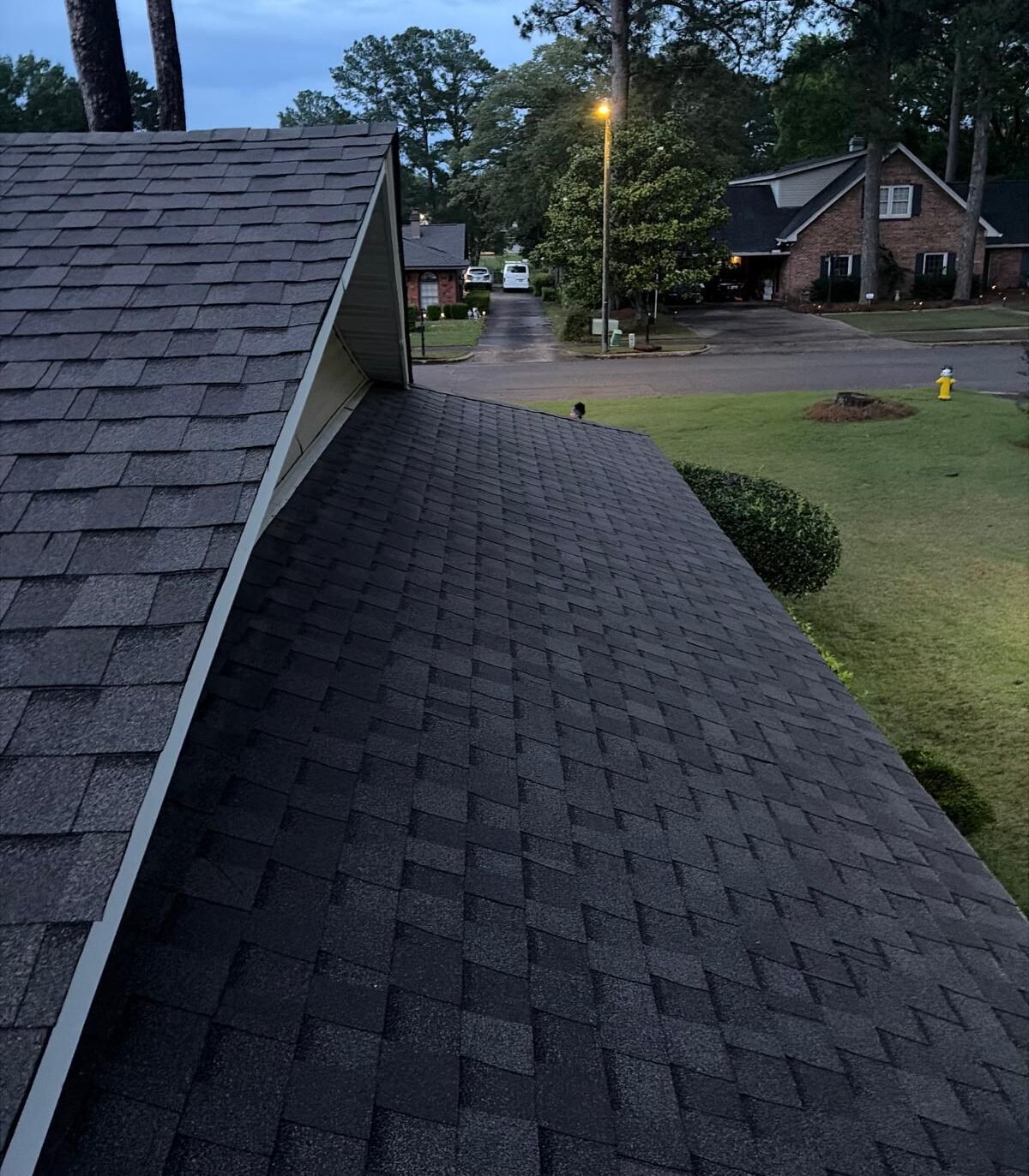 Roofing and construction project